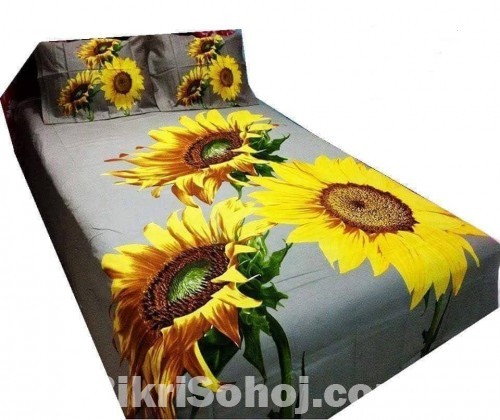 Double Size Cotton Bed Sheet Set  Product Code: DS-119